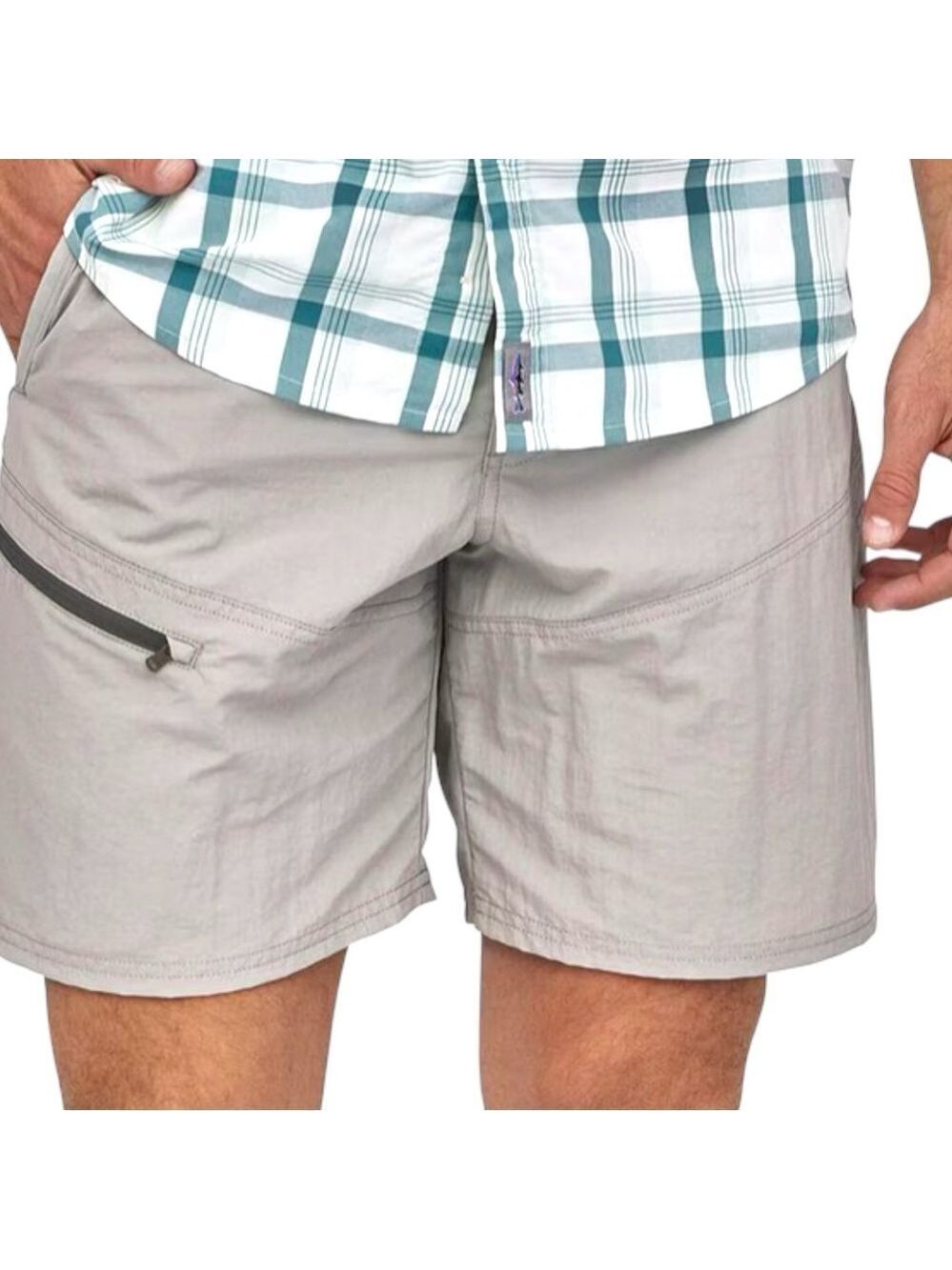 Patagonia Sandy Cay Shorts Light Nylon Men Sz S Khaki Tan Casual Hiking Fishing